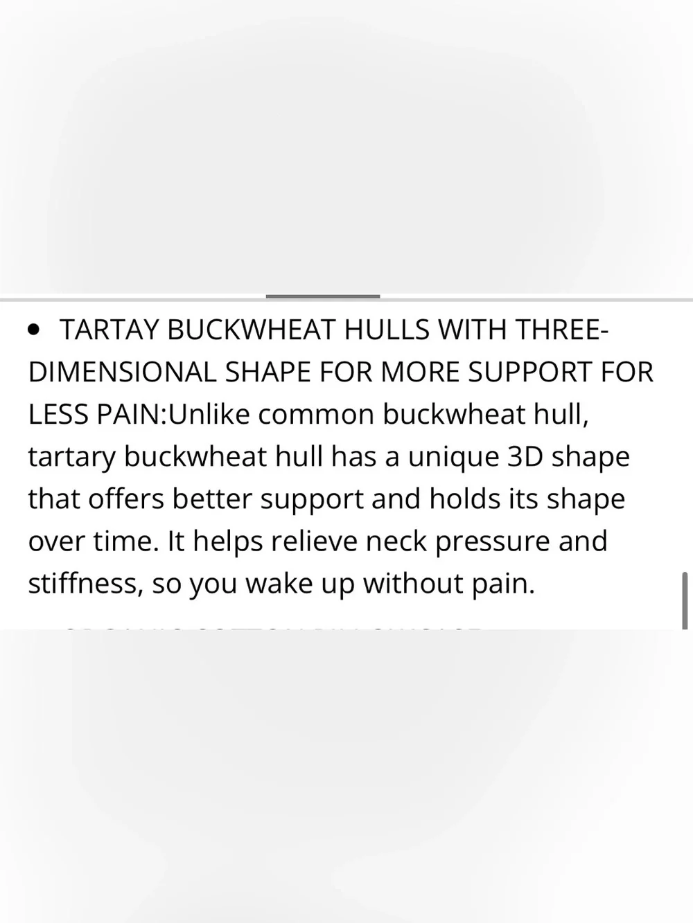 Buckwheat Pillow for Head Neck Shoulder Pain